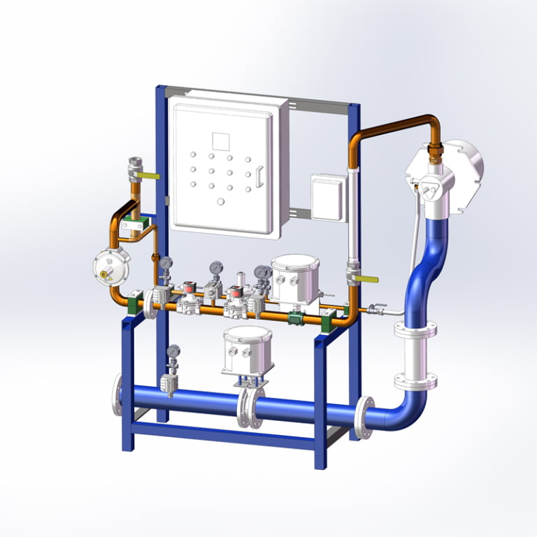 Industrial Electronic Ratio Combustion Control System