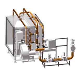 Non-standard Building Drying Combustion System