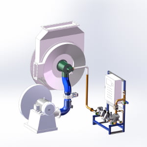 Industrial Premixed Combustion System