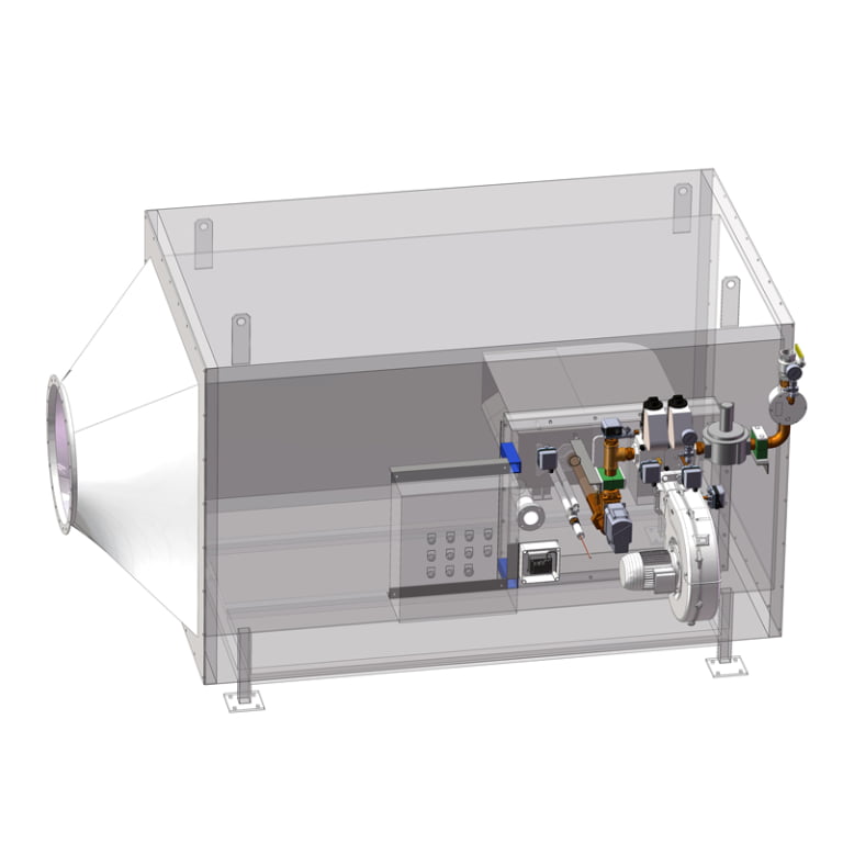Custom Combustion System for Grain and Feed Drying