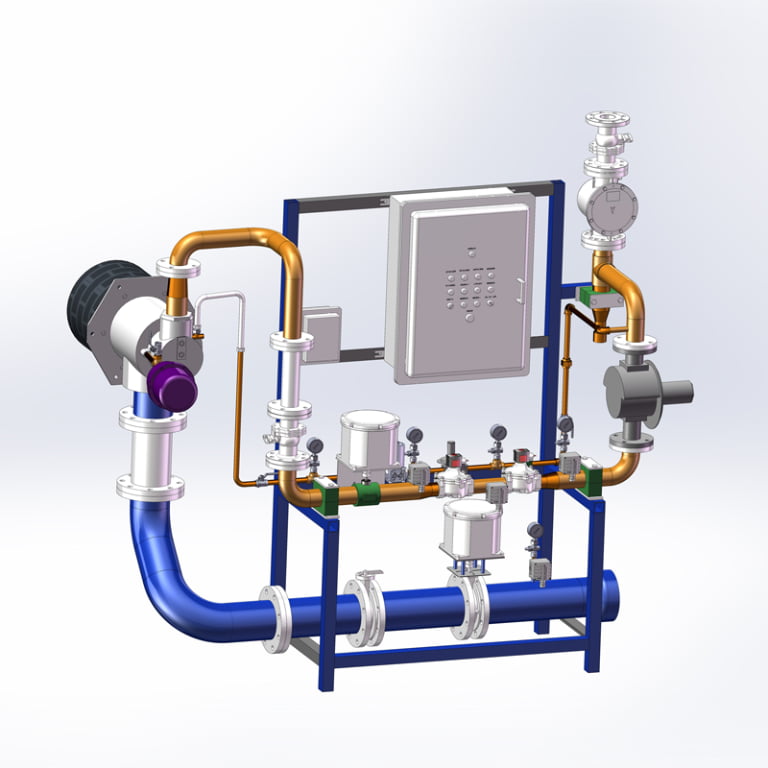Industrial Exhaust Gas Incineration Burner System