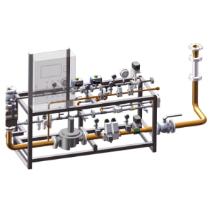 Non-standard Dual-Fuel Heavy Oil and Natural Gas Piping/Valve Assembly Systems (Valve Skids)