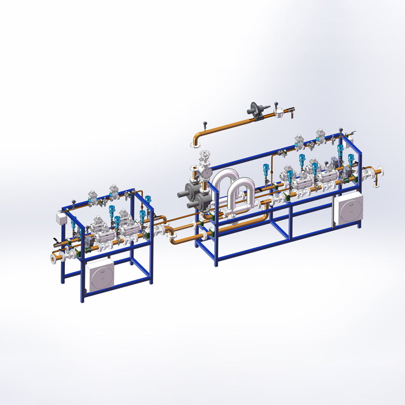 Non-standard Explosion-proof Dual-Fuel – Natural Gas and Biogas Pipeline/Dual Valve Assembly System (Skid-mounted)